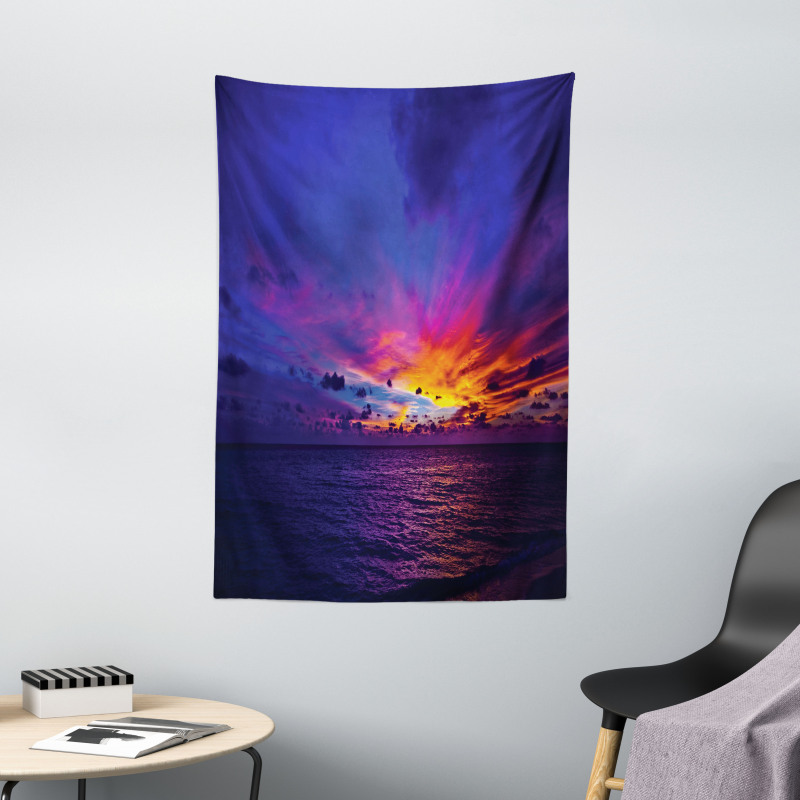 Dream Sunset Magenta Tapestry