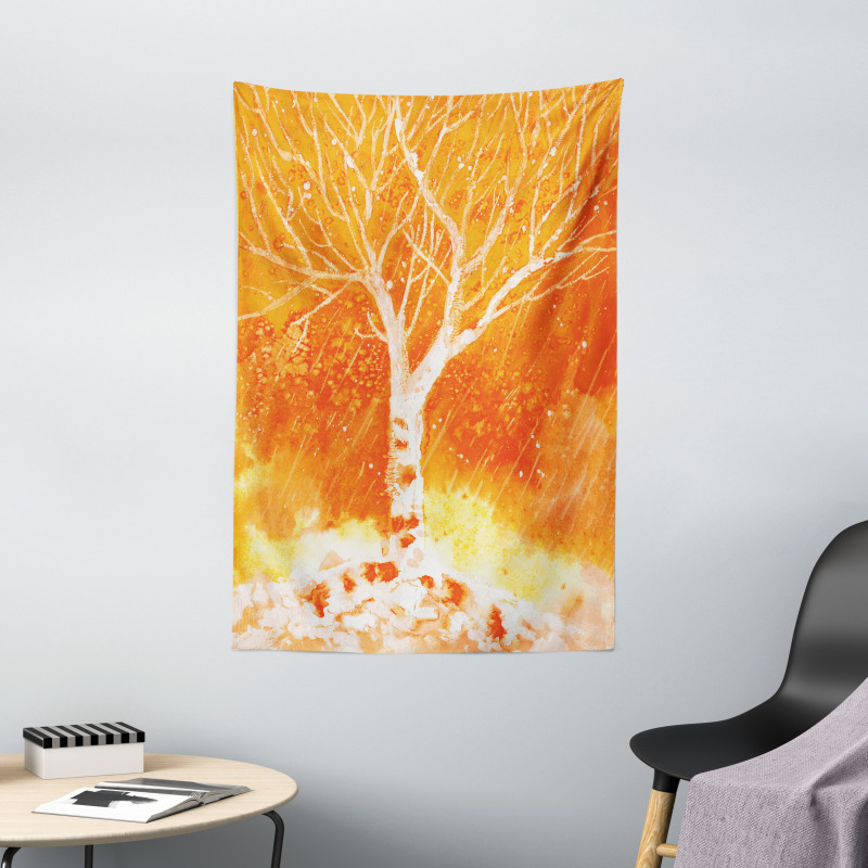 Leafless Tree Autumn Tapestry