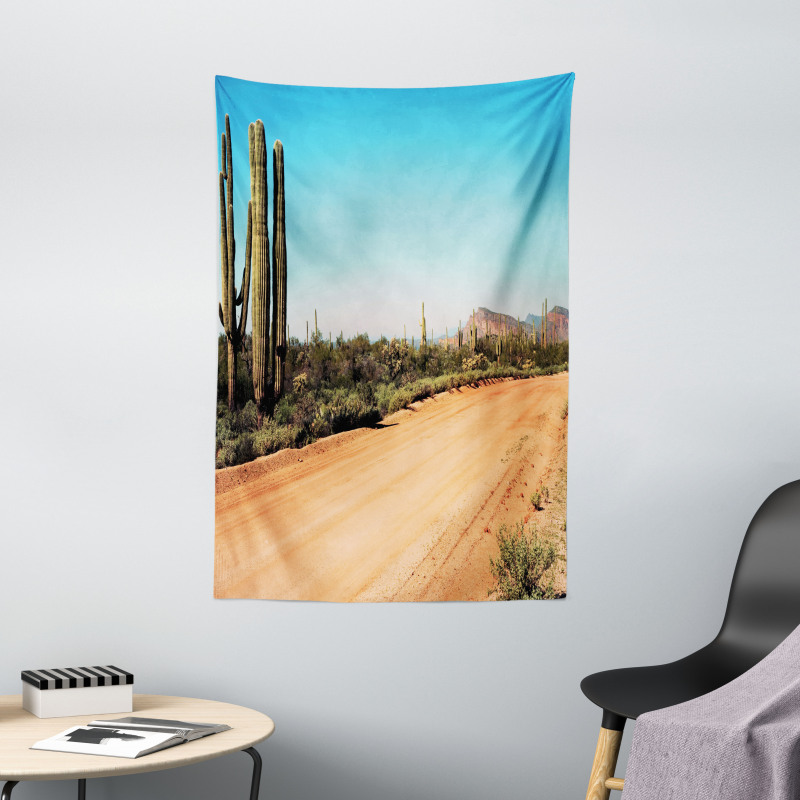 American Desert Cactus Tapestry