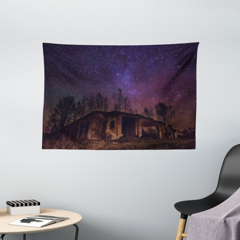 Sky Cosmos Galaxy Stars Wide Tapestry