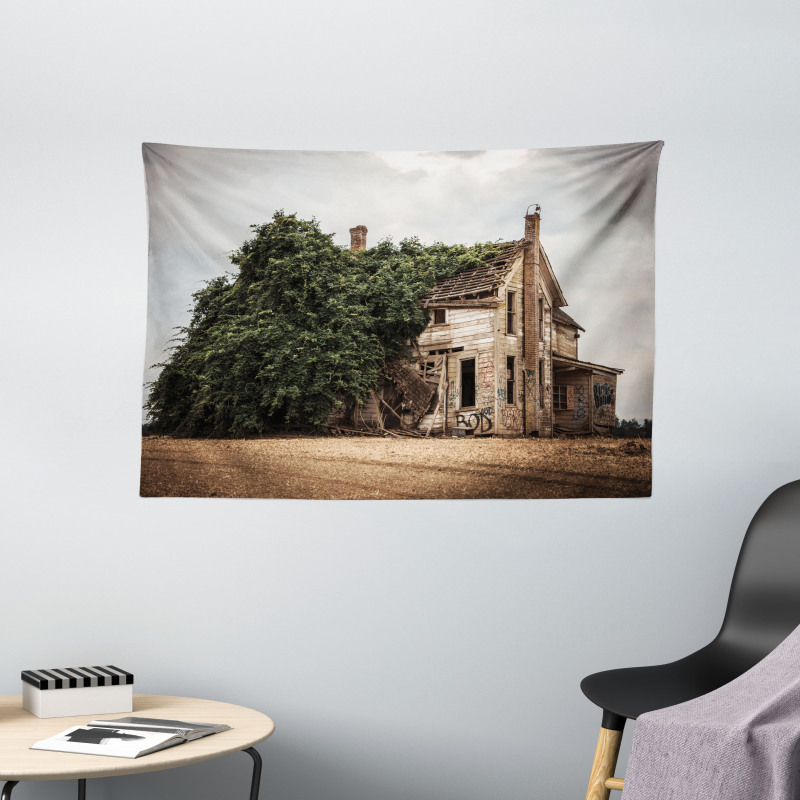 House Rural Ivy Wide Tapestry