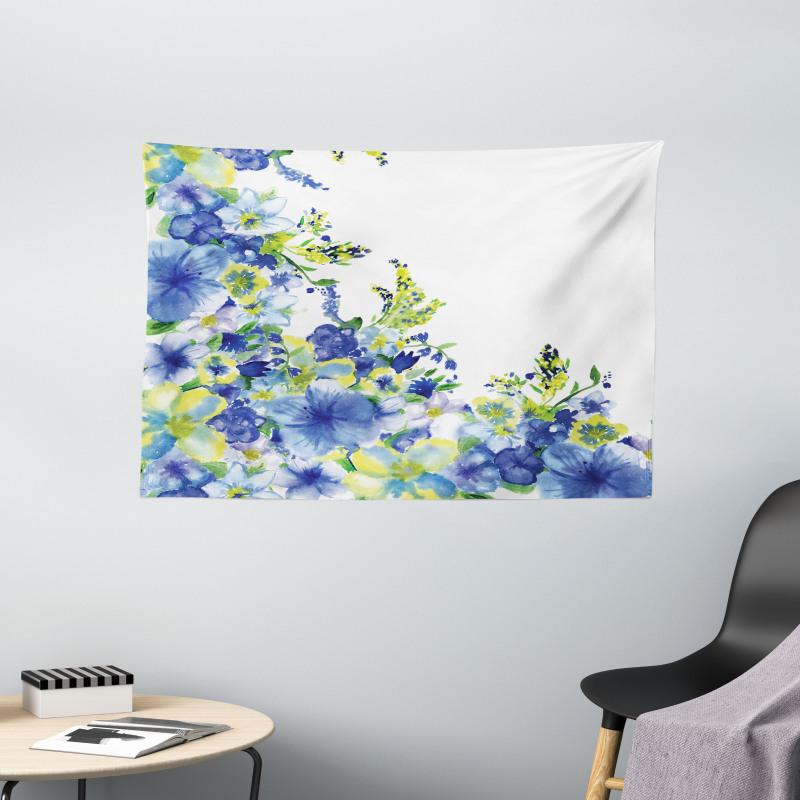 Bridal Leaves Wide Tapestry