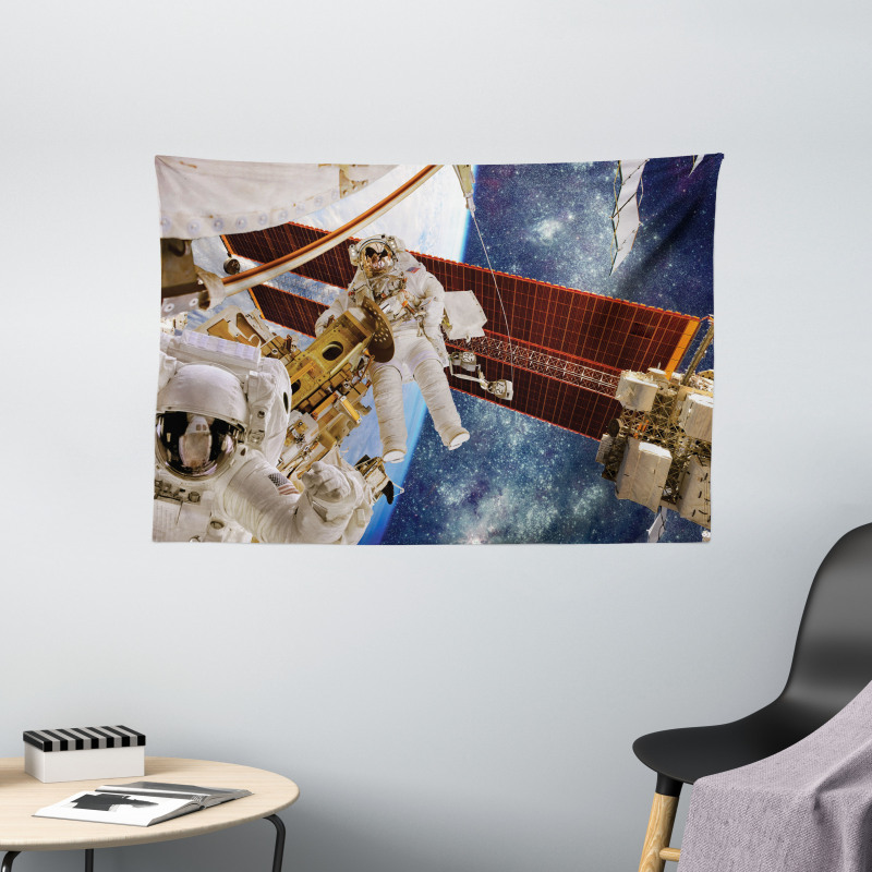 Space Station Planet Wide Tapestry