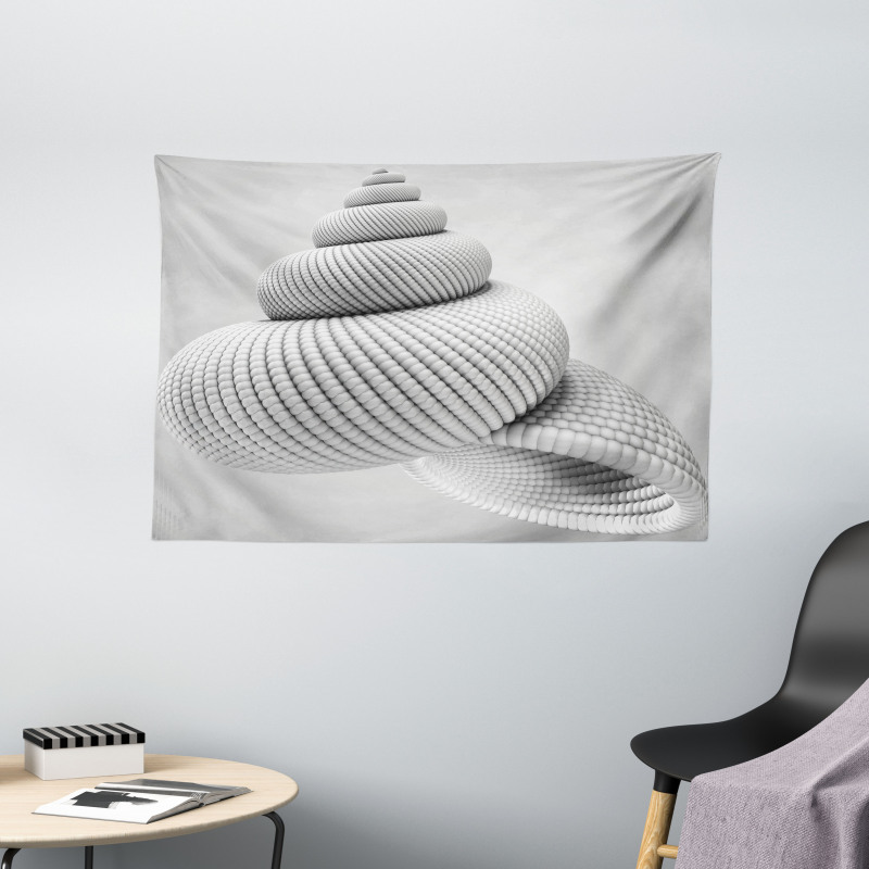 Shell Shaped Wide Tapestry