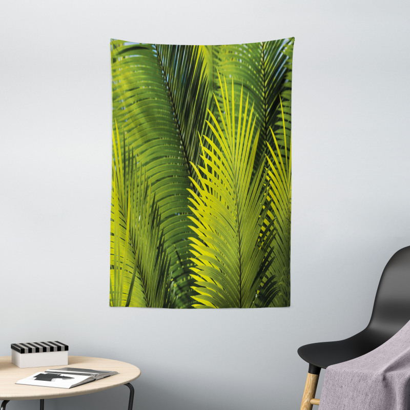 Tropical Foliage Leaf Tapestry