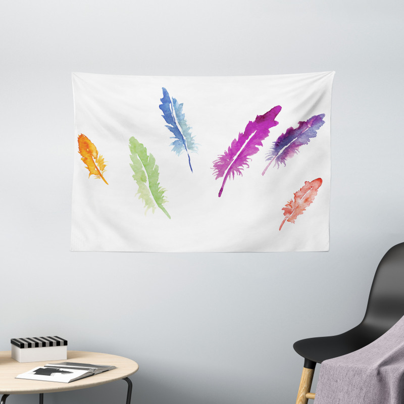 Watercolors Wide Tapestry