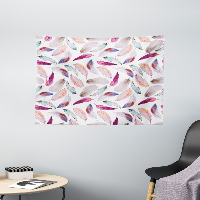 Wing Feathers Wing Art Wide Tapestry