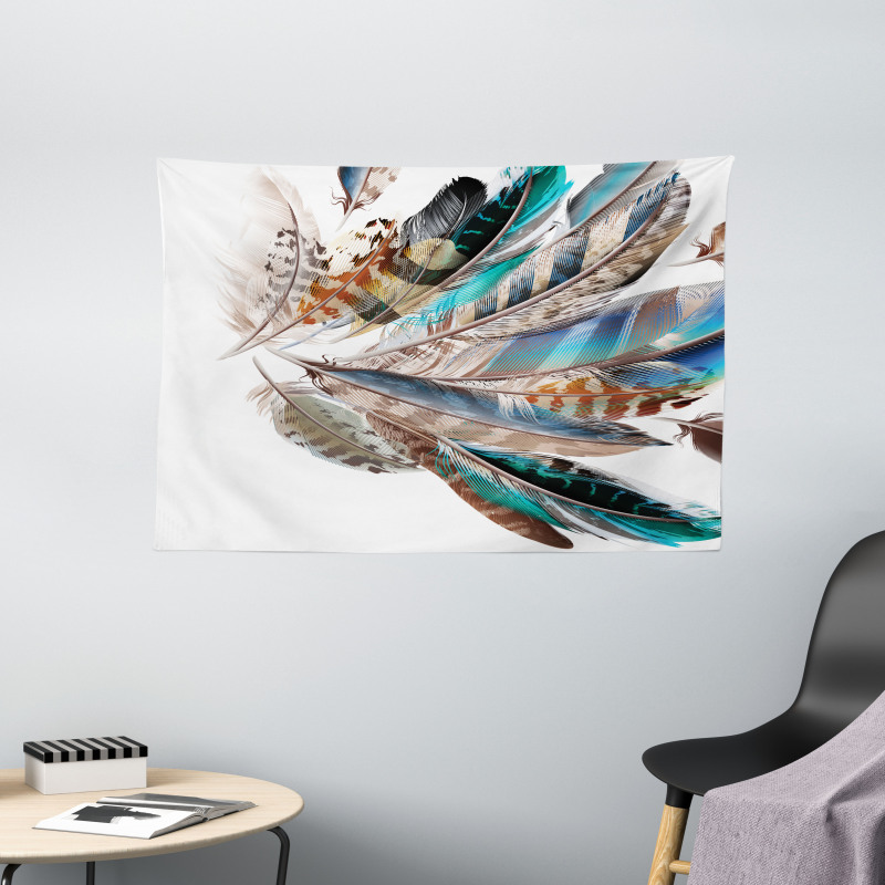 Contour Feather Fashion Wide Tapestry