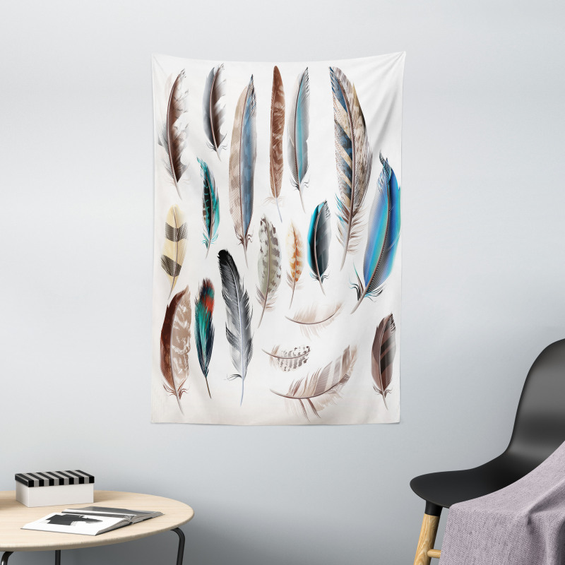 Bird Body Feathers Set Tapestry