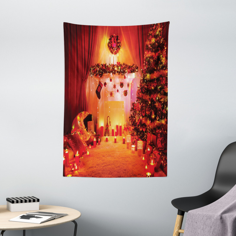 Noel New Years Theme Tapestry