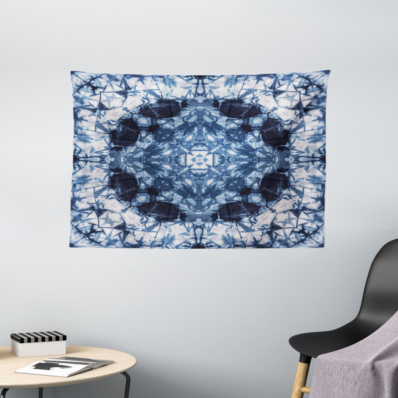 Tie Dye Art Hippie Wide Tapestry