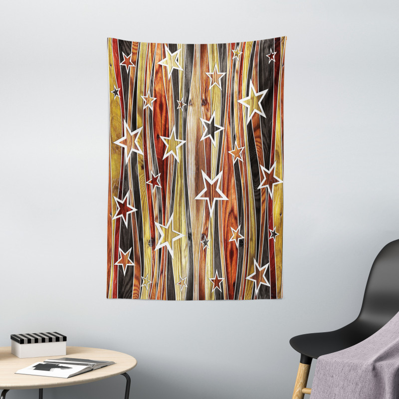 Charming Stars Art Tapestry