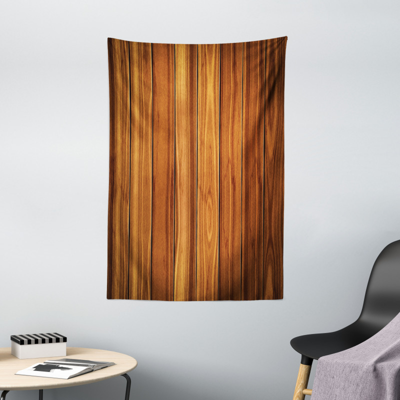 Wooden Planks Image Tapestry