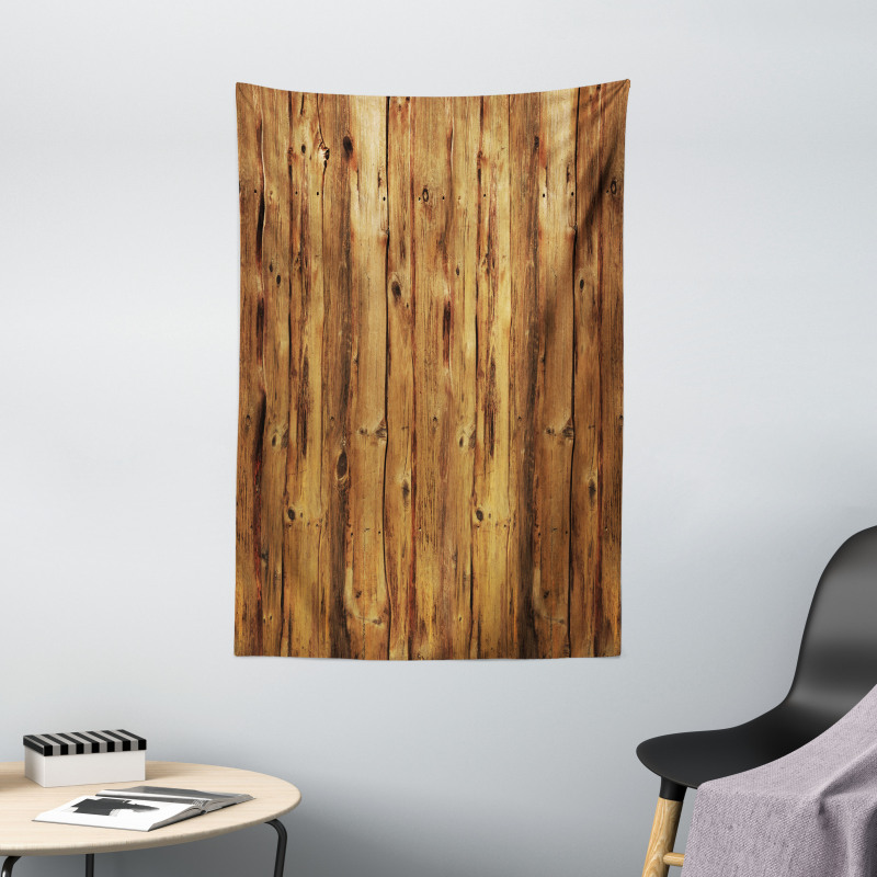 Wooden Forest Trees Art Tapestry