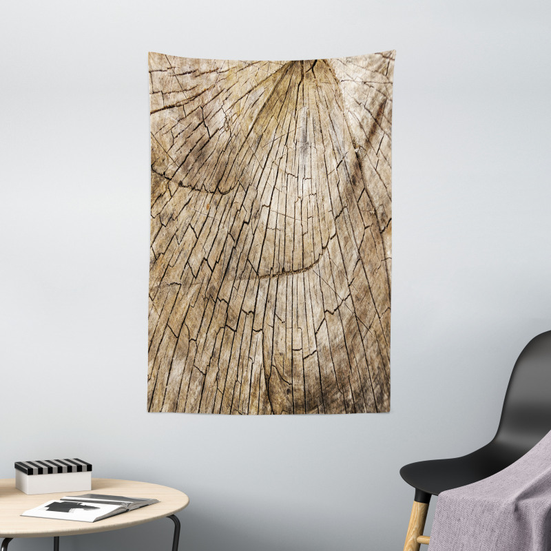 Wooden Nature Forest Tapestry