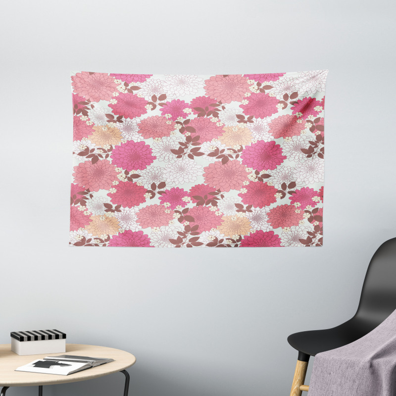 Bloom Bouquet Romance Wide Tapestry