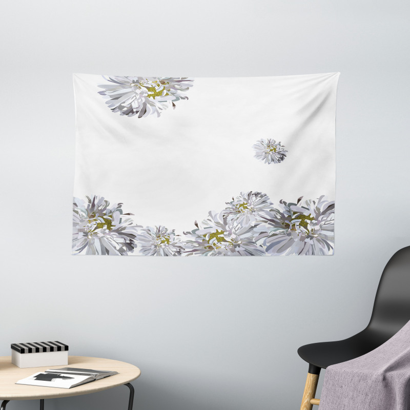 Chamomiles Springtime Wide Tapestry