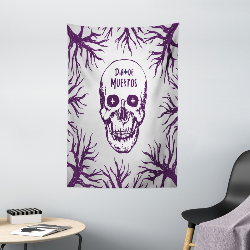 Spooky Gothic Halloween Tapestry