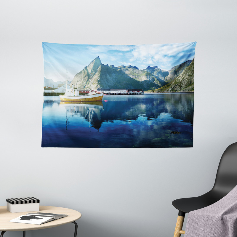 Sunset Lake by Harbor Wide Tapestry