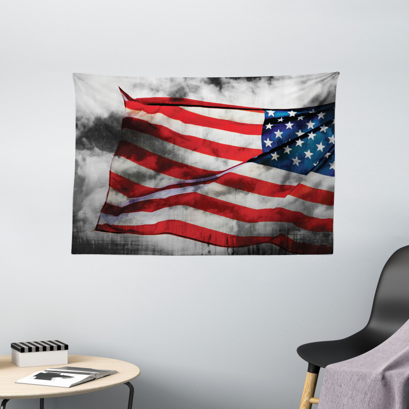 Banner in Sky Wide Tapestry