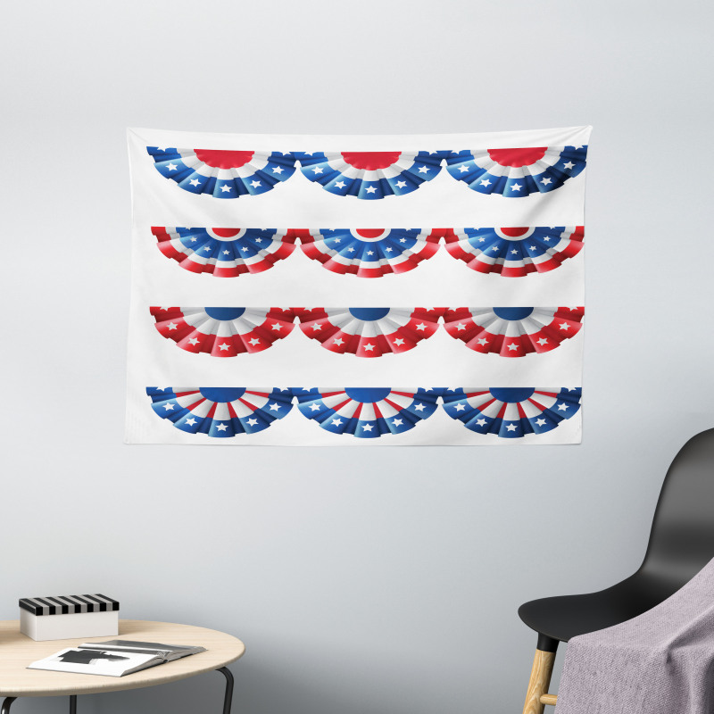 Ribbon Pattern Wide Tapestry