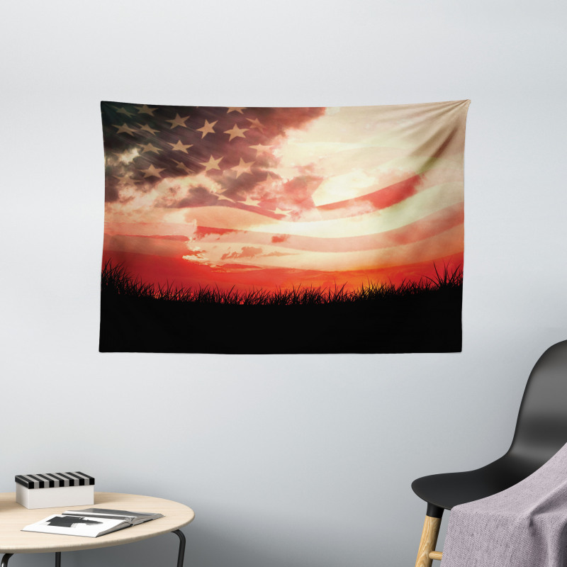 Sunset Wide Tapestry
