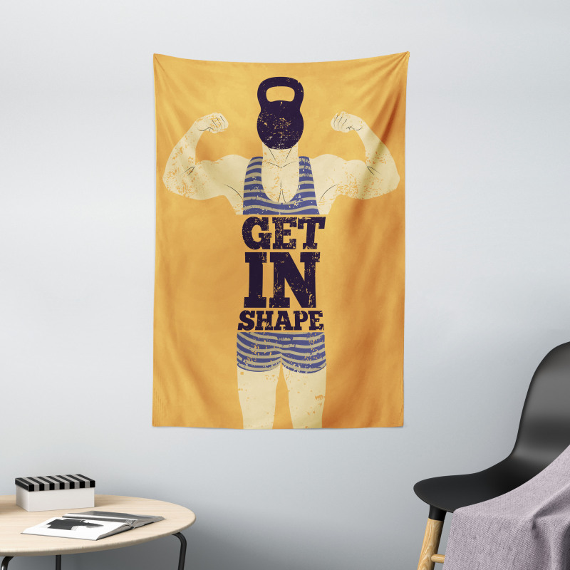 Bodybuilding Sports Tapestry