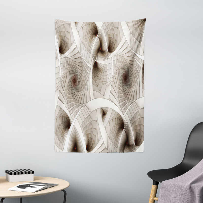 Abstract Digital Style Tapestry