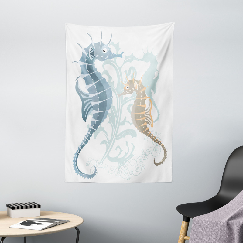 Fishes in Soft Tones Tapestry