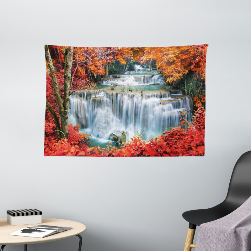 Botanic Fall Forest Wide Tapestry