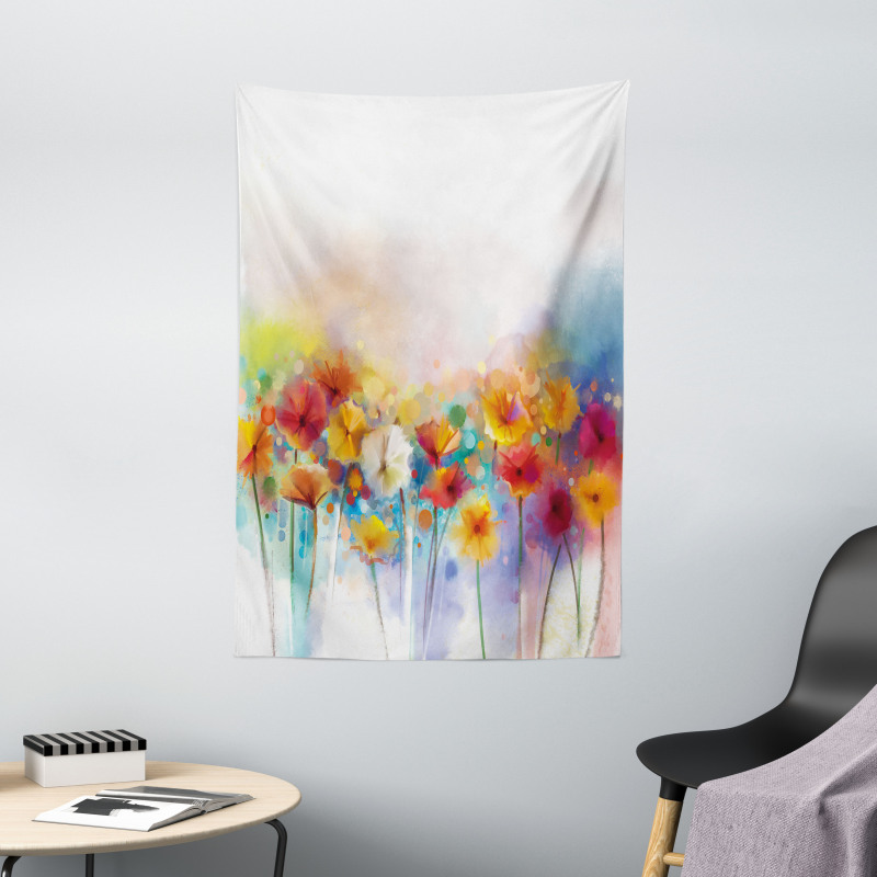 Gerbera Flower Bouquet Tapestry