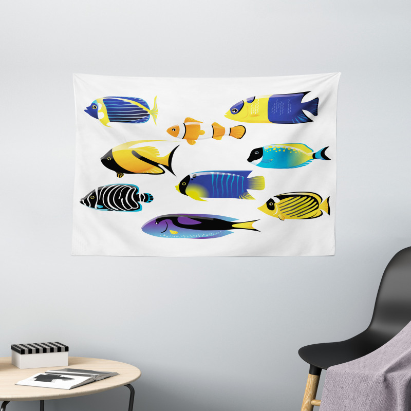 Cod Bonito Palette Wide Tapestry