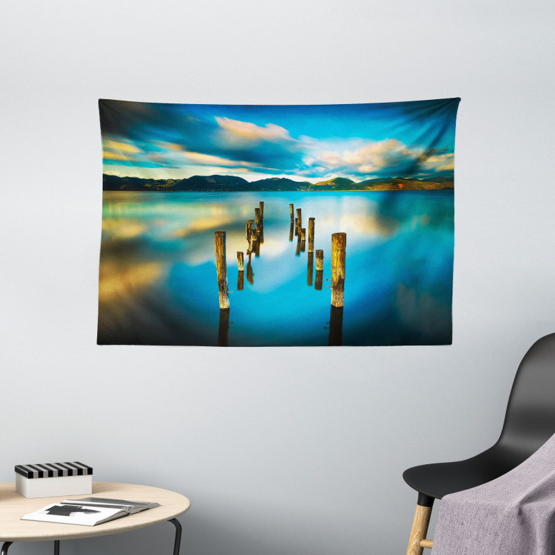 Clouds Ocean Nature Wide Tapestry