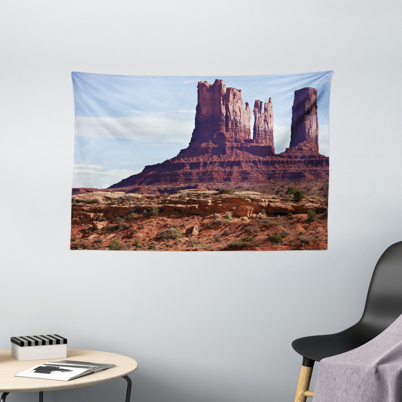 Grand Canyon Cliff Wide Tapestry