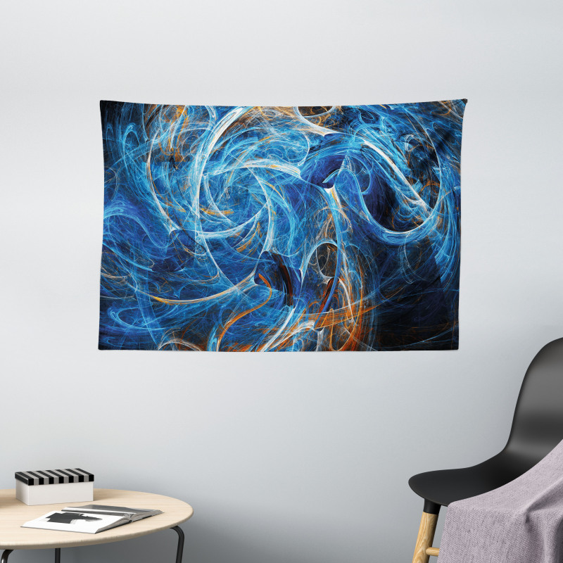 Science Ficton Digital Wide Tapestry