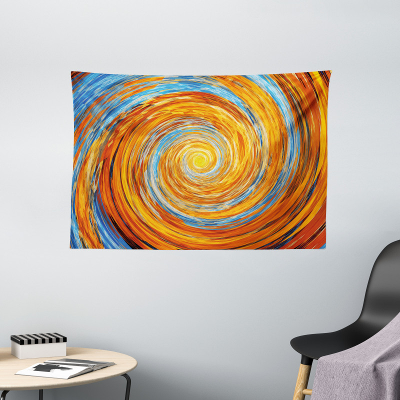 Colorful Hippie Style Wide Tapestry