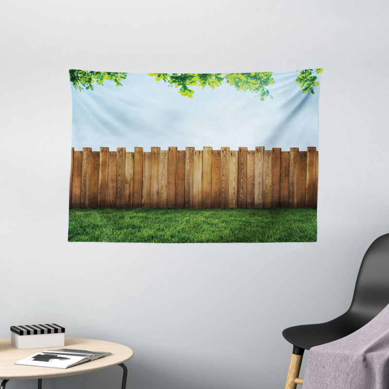 Nature Yard Field Plank Wide Tapestry