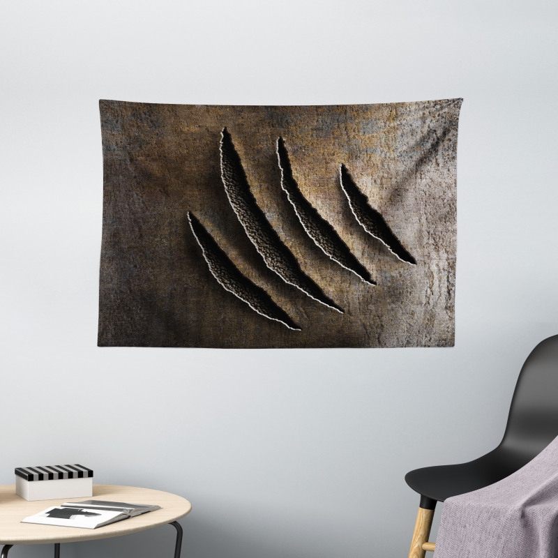 Wild Beast Claws Wide Tapestry