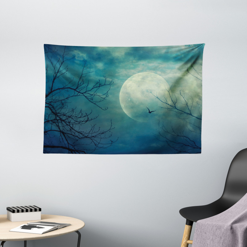 Haunted Forest Wide Tapestry