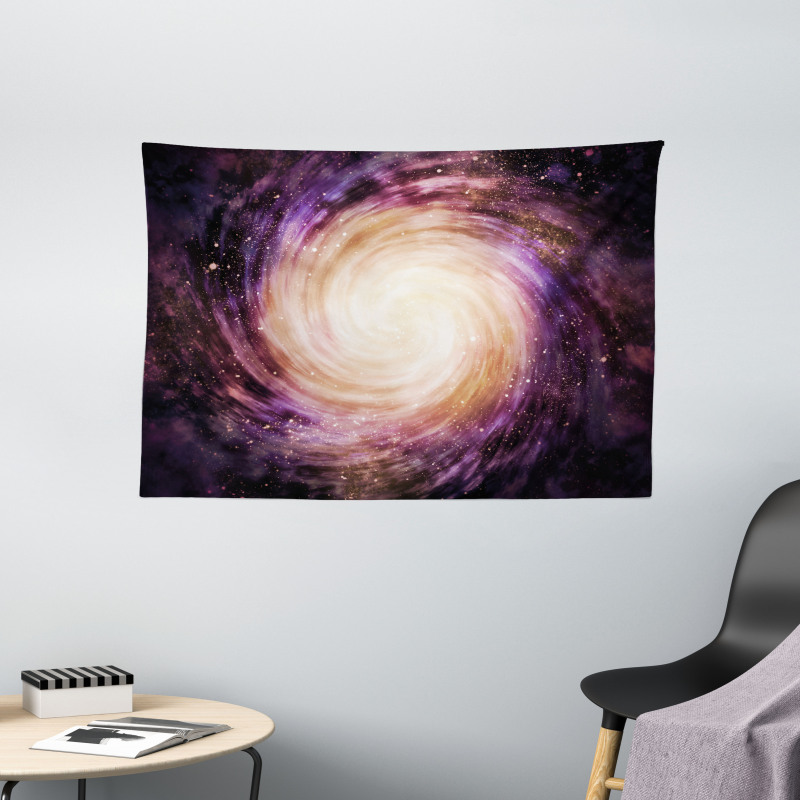 Alluring Space Hole Wide Tapestry