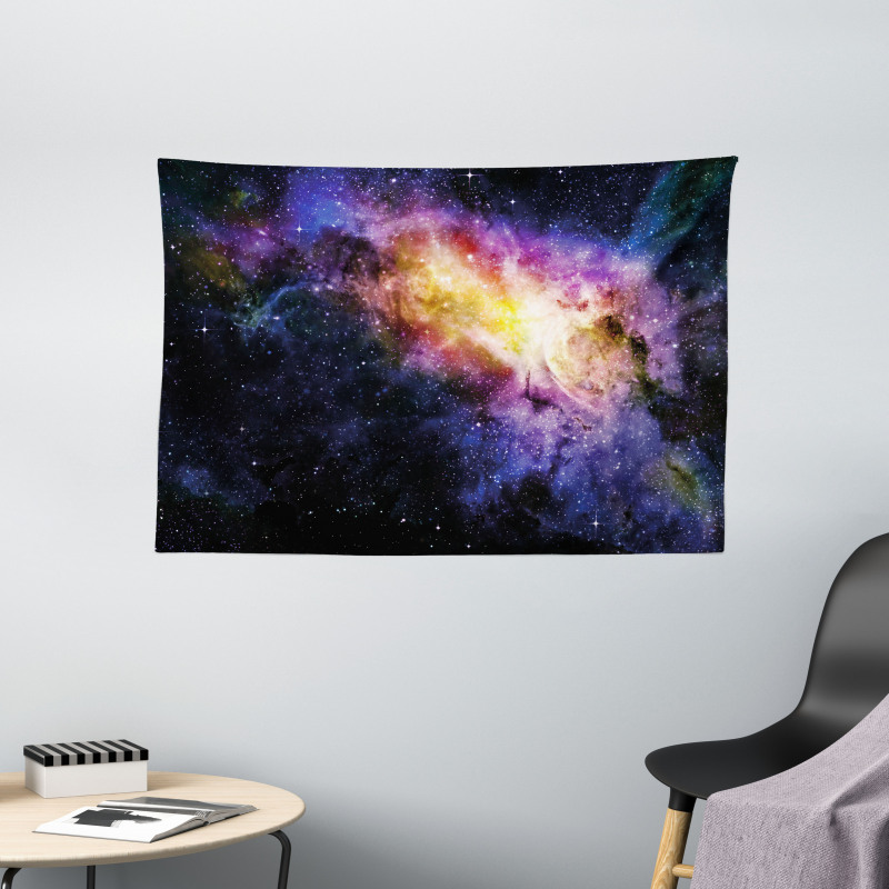 Alluring Nebula Stars Wide Tapestry