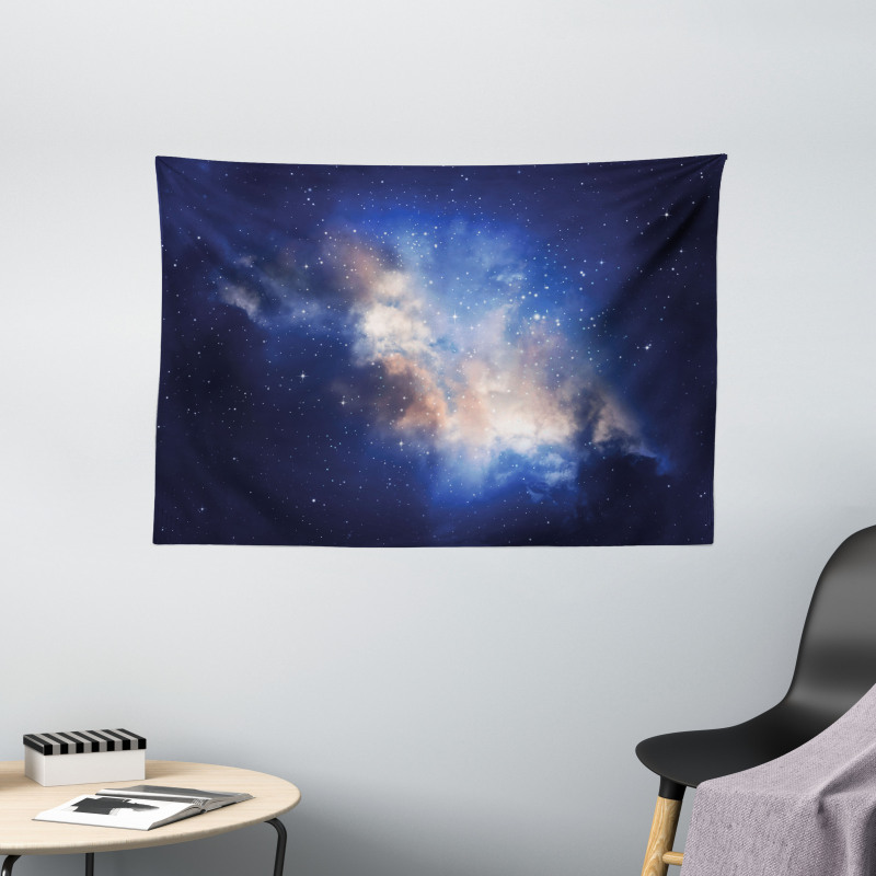 Immense Space Hole View Wide Tapestry