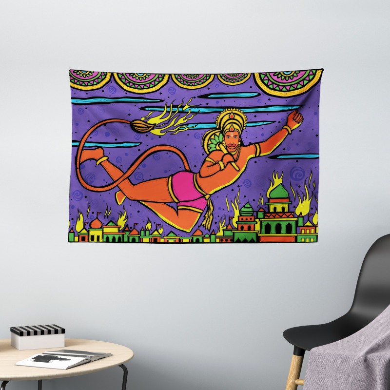 Divine Avatar Wide Tapestry