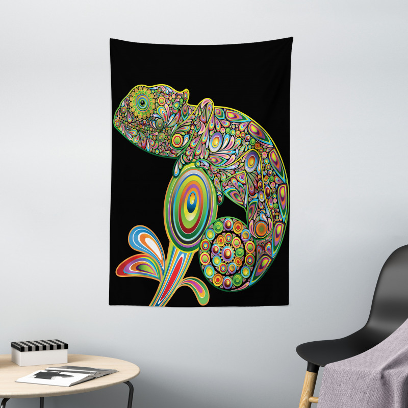 Chameleon Embelished Tapestry