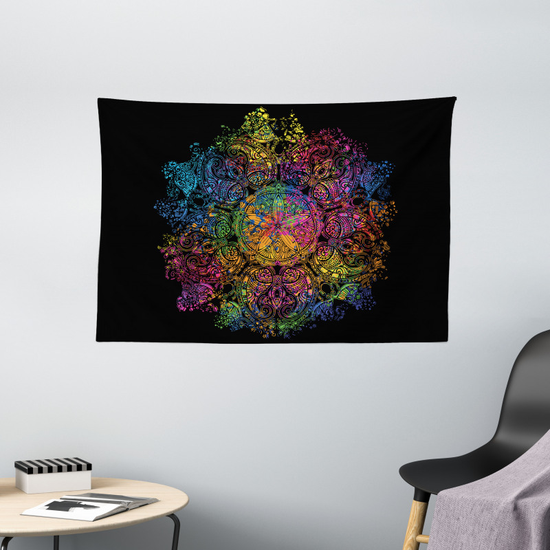 Design Graphic Wide Tapestry