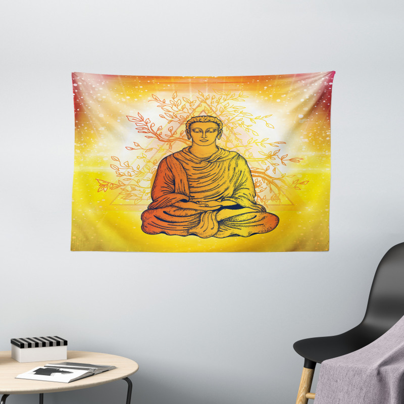 Magic Tree Relax Wide Tapestry