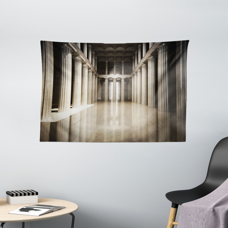 3D Model Style Column Wide Tapestry