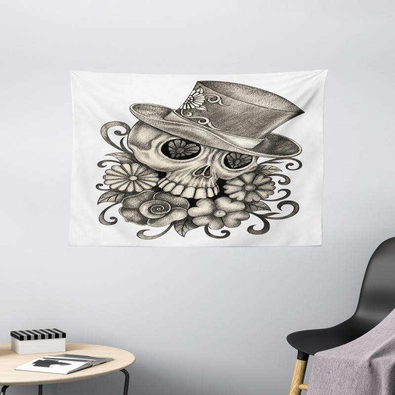 Sketch Mexican Wide Tapestry