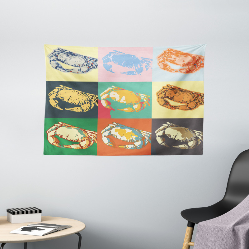 Composition of Crabs Wide Tapestry