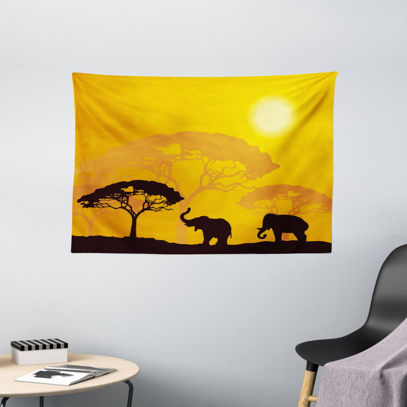 Abstract Wildlife Wide Tapestry